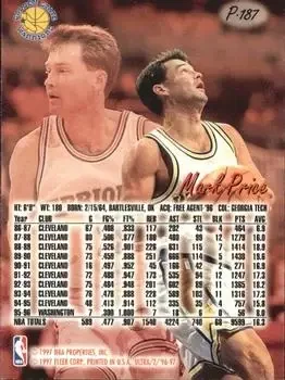 Back of Mark Price