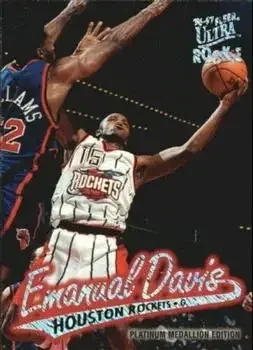 1996-97 Ultra #P-190 Platinum Medallion Emanual Davis