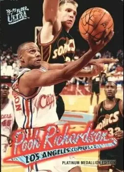 1996-97 Ultra #P-198 Platinum Medallion Pooh Richardson