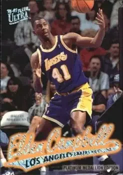 1996-97 Ultra #P-201 Platinum Medallion Elden Campbell