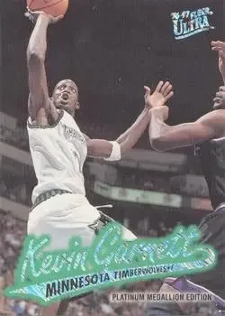 1996-97 Ultra #P-212 Platinum Medallion Kevin Garnett