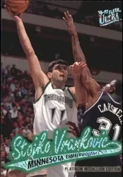 1996-97 Ultra #P-215 Platinum Medallion Stojko Vranković