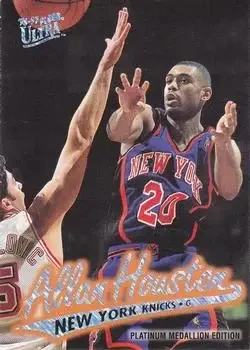 1996-97 Ultra #P-220 Platinum Medallion Allan Houston