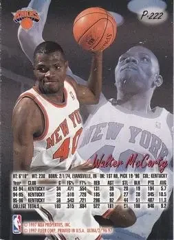 Back of Walter McCarty