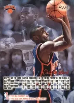 Back of Charlie Ward