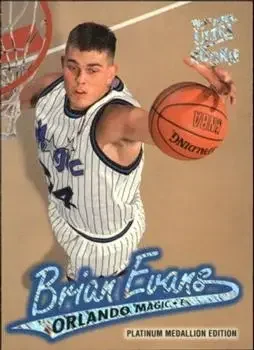 1996-97 Ultra #P-224 Platinum Medallion Brian Evans