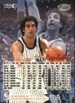 Back of Rony Seikaly