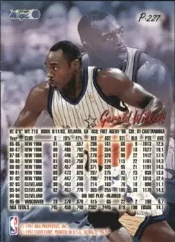 Back of Gerald Wilkins