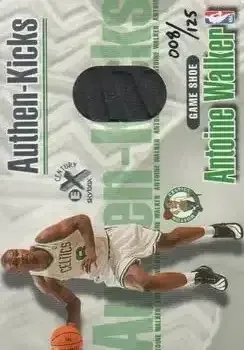 1998-99 SkyBox E-X Century #4AK Authen-Kicks Antoine Walker
