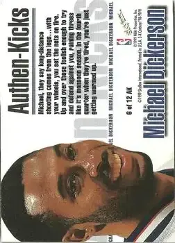 Back of Michael Dickerson