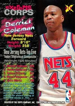 Back of Derrick Coleman