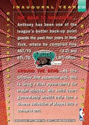 Greg Anthony back