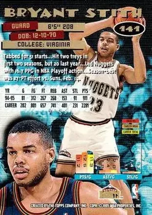 Bryant Stith back