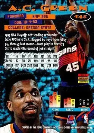 A.C. Green back