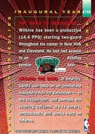 Gerald Wilkins back