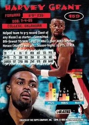 Harvey Grant back