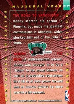 Back of Kenny Gattison
