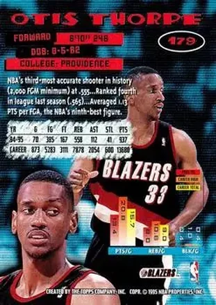 Otis Thorpe back