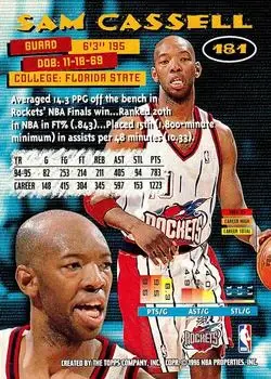 Back of Sam Cassell