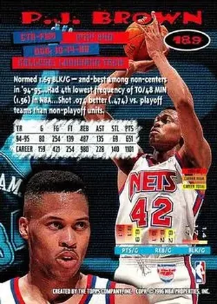 P.J. Brown back