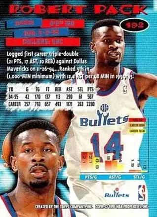 Robert Pack back
