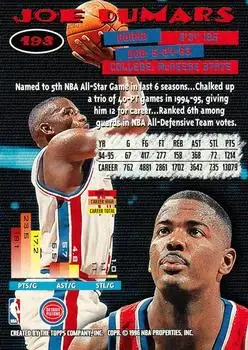 Back of Joe Dumars
