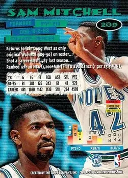 Back of Sam Mitchell