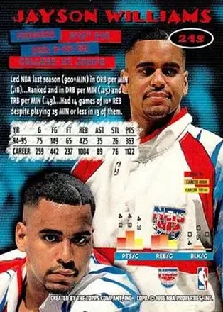 Jayson Williams back