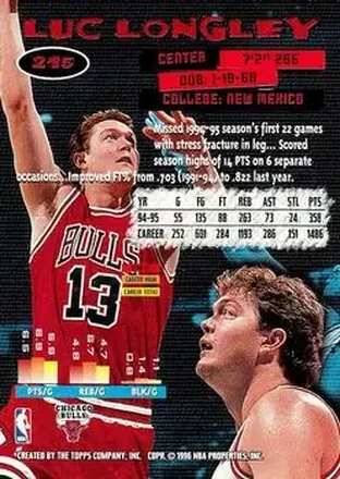 Luc Longley back