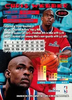 Back of Chris Webber