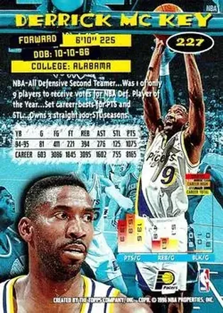 Derrick McKey back