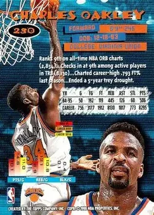 Charles Oakley back