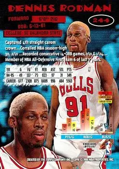 Back of Dennis Rodman