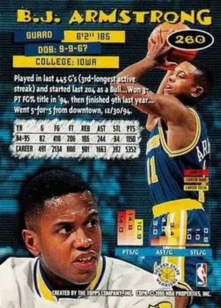 B.J. Armstrong back