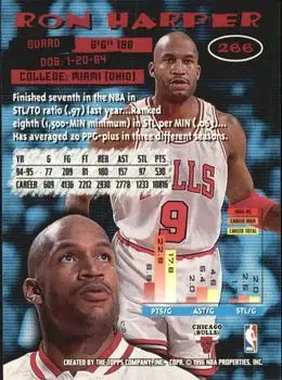 Back of Ron Harper