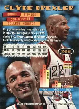 Back of Clyde Drexler