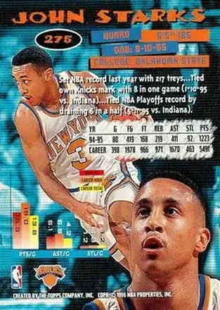 John Starks back