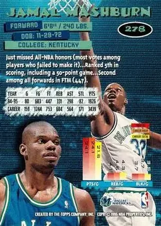 Jamal Mashburn back