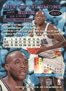 Back of Mitch Richmond