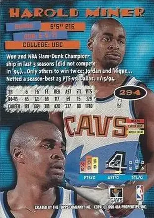 Harold Miner back