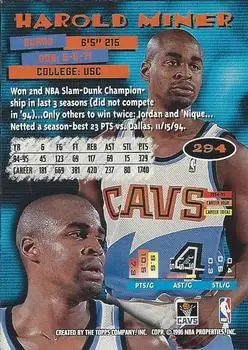 Back of Harold Miner