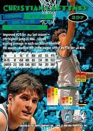 Christian Laettner back