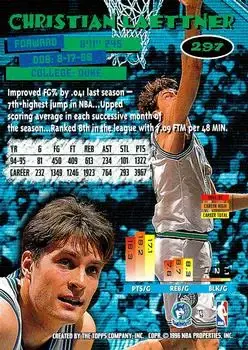 Back of Christian Laettner