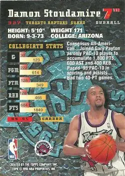 Back of Damon Stoudamire