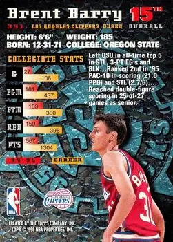 Back of Brent Barry