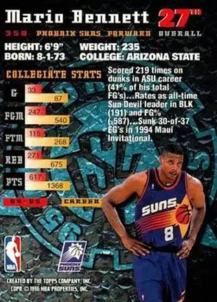 Mario Bennett back