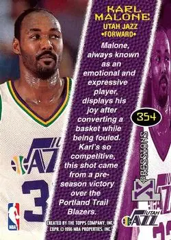 Back of Karl Malone