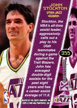 Back of John Stockton