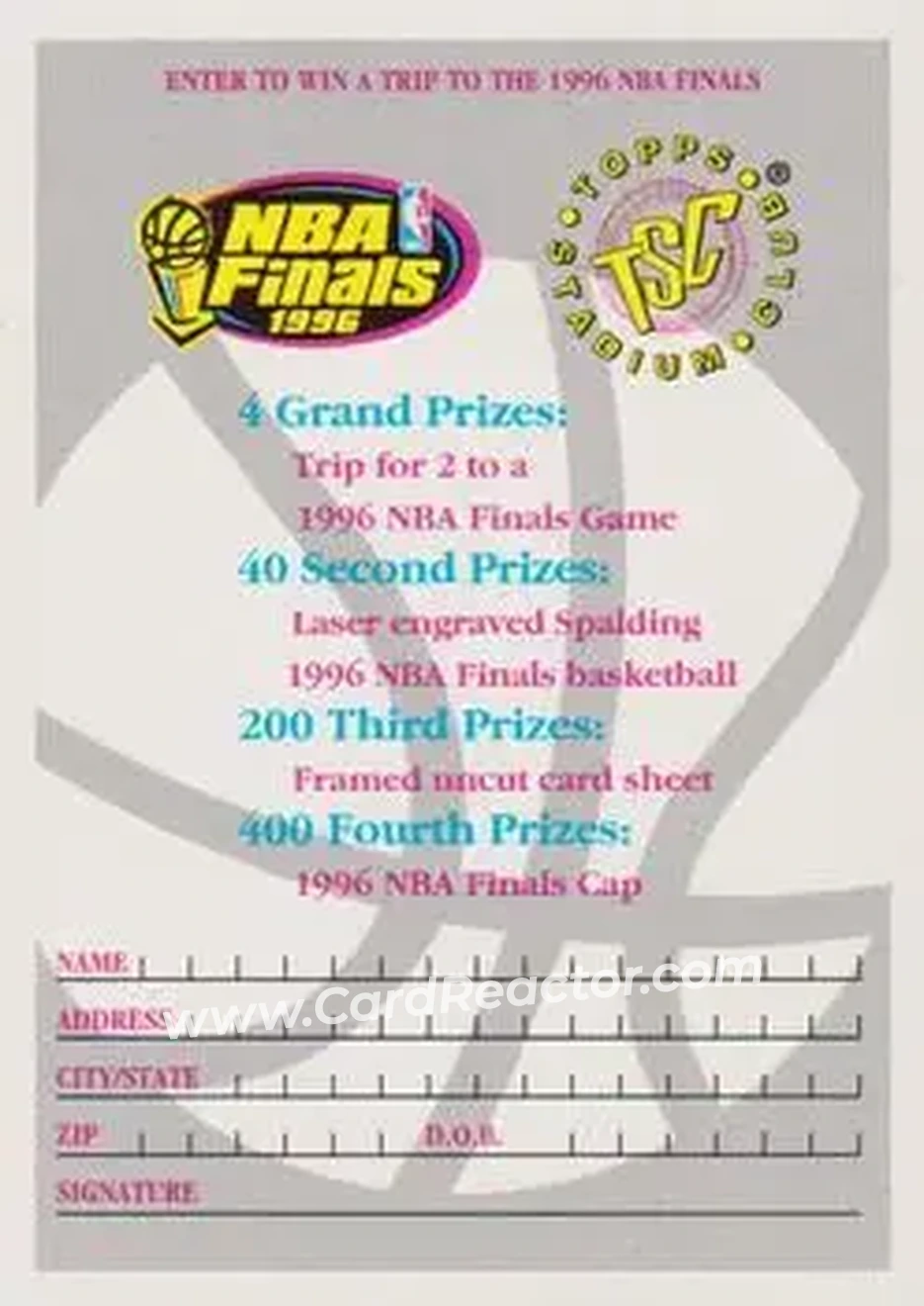 Enlarged card image