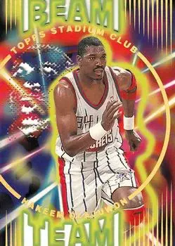 1995-96 Stadium Club #B12 Beam Team Hakeem Olajuwon